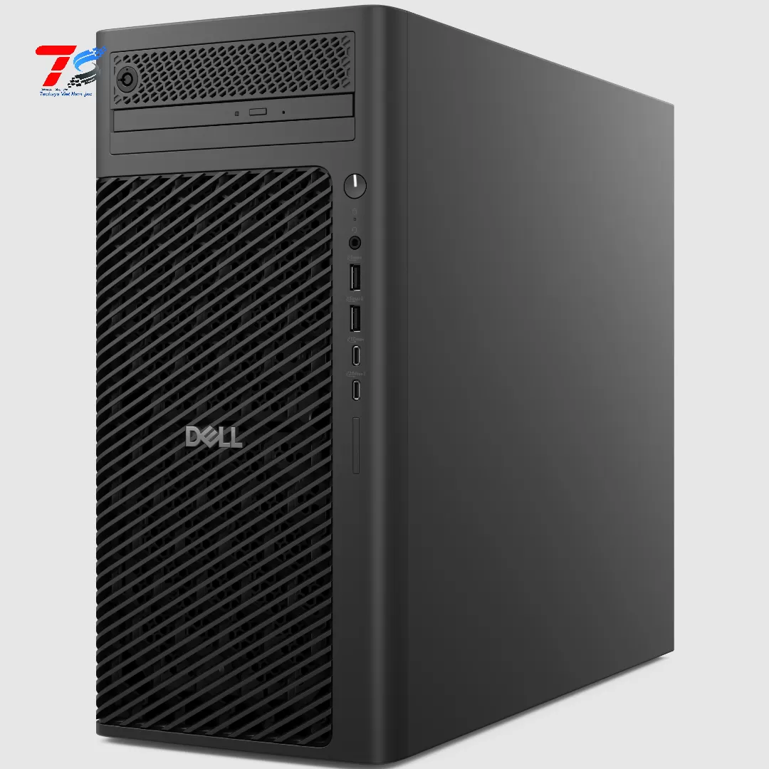 Máy tính trạm Dell Pro Max Tower T2 FCT2250 - Ultra 5 245/16GB DDR5/SSD 512 GB/HDD 2TB 3.5/NVIDIA RTX A400/PSU500W/Ubuntu/3Y
